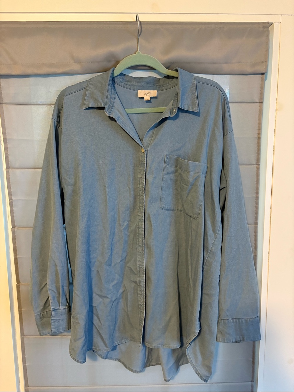LOFT Denim Women's Button-Down Shirt